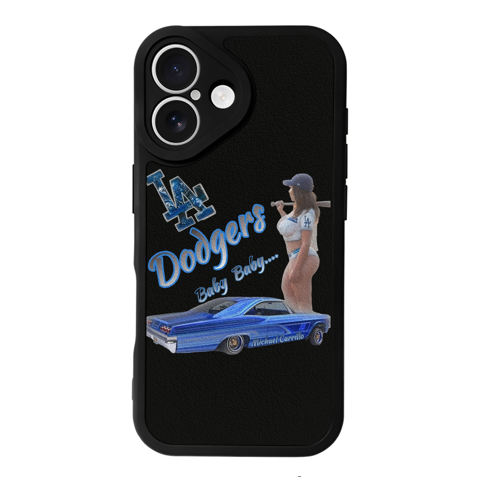  IPhone 16 Silicone Leather Case – UV Print, Lambskin Texture – Perfect Fit, Wireless Charging Compatible, Scratch Resistant, Precise Cutouts – Stylish Protection For IPhone 16